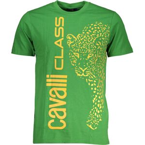 Zelené Pánske Tričko Cavalli Class Zelená Xl Zelené Pánske Tričko Cavalli Class Zelená Xl