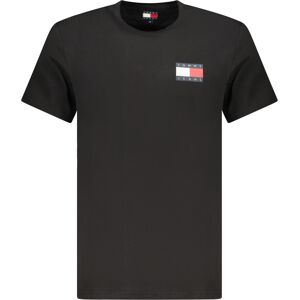 Tommy Hilfiger Čierne Pánske Tričko S Krátkym Rukávom M Tommy Hilfiger Čierne Pánske Tričko S Krátkym Rukávom M
