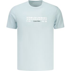 Pánske Tričko S Krátkym Rukávom Calvin Klein Svetlomodrá S Pánske Tričko S Krátkym Rukávom Calvin Klein Svetlomodrá S