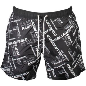KARL LAGERFELD BEACHWEAR Karl Lagerfeld Pánske Kúpacie Kraťasy Čierna S KARL LAGERFELD BEACHWEAR Karl Lagerfeld Pánske Kúpacie Kraťasy Čierna S