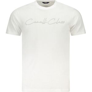 Biele Pánske Tričko Cavalli Class Biela Xl Biele Pánske Tričko Cavalli Class Biela Xl