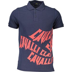 Pánske Polo Tričko Cavalli Class Modrá L Pánske Polo Tričko Cavalli Class Modrá L