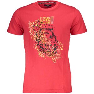 Cavalli Class Pánske Tričko S Krátkym Rukávom Červené Červená L Cavalli Class Pánske Tričko S Krátkym Rukávom Červené Červená L