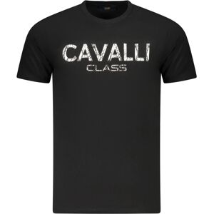 Cavalli Class Pánske Tričko S Krátkym Rukávom Čierna M Cavalli Class Pánske Tričko S Krátkym Rukávom Čierna M