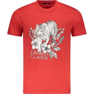 Červené Tričko Cavalli Class S Krátkym Rukávom Biela M Červené Tričko Cavalli Class S Krátkym Rukávom Biela M