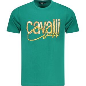 Cavalli Class Pánske Tričko S Krátkym Rukávom Zelená L Cavalli Class Pánske Tričko S Krátkym Rukávom Zelená L