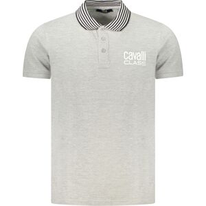 Cavalli Class Pánske Polo Tričko Šedá M Cavalli Class Pánske Polo Tričko Šedá M