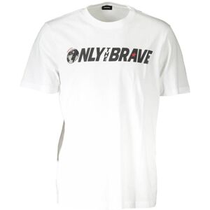 Diesel Short Sleeve T-Shirt Men White Biela Xxl Diesel Short Sleeve T-Shirt Men White Biela Xxl