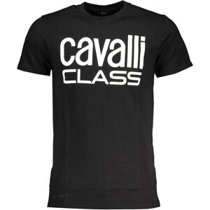 Cavalli Class Pánske Tričko S Krátkym Rukávom Čierna Xl Cavalli Class Pánske Tričko S Krátkym Rukávom Čierna Xl