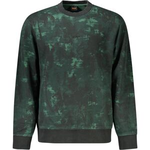 Hugo Boss Zelená Mikina Bez Kapucne Čierna S Hugo Boss Zelená Mikina Bez Kapucne Čierna S