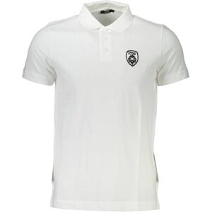 Biele Pánske Polo Tričko Cavalli Class Biela M Biele Pánske Polo Tričko Cavalli Class Biela M