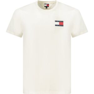 Tommy Hilfiger Pánske Tričko S Krátkym Rukávom Krémová M Tommy Hilfiger Pánske Tričko S Krátkym Rukávom Krémová M