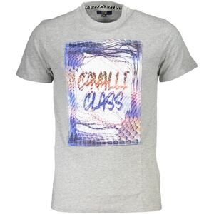 Cavalli Class Pánske Tričko S Krátkym Rukávom Šedá Xxl Cavalli Class Pánske Tričko S Krátkym Rukávom Šedá Xxl