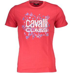 Cavalli Class Pánske Tričko S Krátkym Rukávom Červená Xxl Cavalli Class Pánske Tričko S Krátkym Rukávom Červená Xxl
