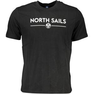 Pánske Tričko North Sails, Čierne Čierna S Pánske Tričko North Sails, Čierne Čierna S