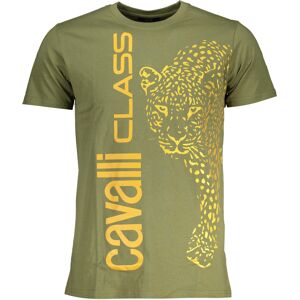 Cavalli Class Zelené Pánske Tričko Zelená L Cavalli Class Zelené Pánske Tričko Zelená L
