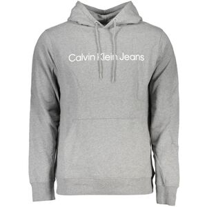 Šedá Mikina Calvin Klein Bez Zipsu Šedá Xl Šedá Mikina Calvin Klein Bez Zipsu Šedá Xl
