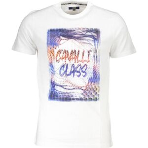 Cavalli Class Pánske Tričko S Krátkym Rukávom Biela Xl Cavalli Class Pánske Tričko S Krátkym Rukávom Biela Xl