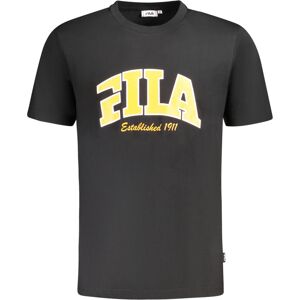 Pánske Tričko Fila S Krátkym Rukávom Čierna S Pánske Tričko Fila S Krátkym Rukávom Čierna S