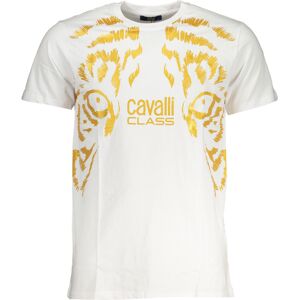 Cavalli Class Pánske Tričko S Krátkym Rukávom Biela Xl Cavalli Class Pánske Tričko S Krátkym Rukávom Biela Xl