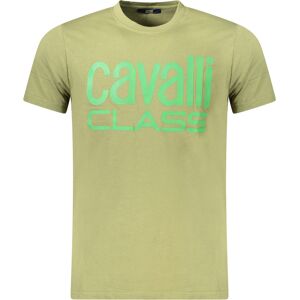 Cavalli Class Pánske Tričko S Krátkym Rukávom Zelené Kaki Xxl Cavalli Class Pánske Tričko S Krátkym Rukávom Zelené Kaki Xxl