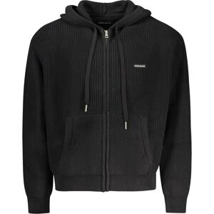 GUESS JEANS Čierna Pánska Mikina Na Zips Čierna Xxl GUESS JEANS Čierna Pánska Mikina Na Zips Čierna Xxl