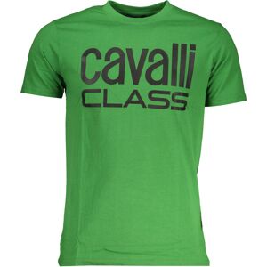 Zelené Pánske Tričko Cavalli Class Svetlozelená Xxl Zelené Pánske Tričko Cavalli Class Svetlozelená Xxl