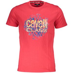 Cavalli Class Pánske Tričko S Krátkym Rukávom Červená Xxl Cavalli Class Pánske Tričko S Krátkym Rukávom Červená Xxl