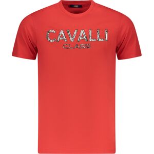 Cavalli Class Pánske Tričko S Krátkym Rukávom Červená Xxl Cavalli Class Pánske Tričko S Krátkym Rukávom Červená Xxl