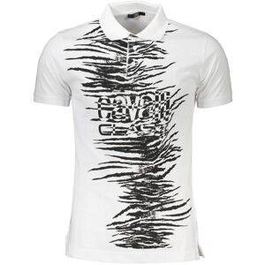 Biele Pánske Polo Tričko Cavalli Class Čierna Xl Biele Pánske Polo Tričko Cavalli Class Čierna Xl