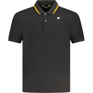 Čierne Pánske Polo Tričko K-Way Čierna M Čierne Pánske Polo Tričko K-Way Čierna M