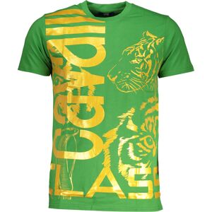 Zelené Pánske Tričko Cavalli Class Zelená Xl Zelené Pánske Tričko Cavalli Class Zelená Xl