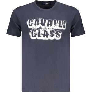 Cavalli Class Pánske Tričko S Krátkym Rukávom Modrá Xxl Cavalli Class Pánske Tričko S Krátkym Rukávom Modrá Xxl