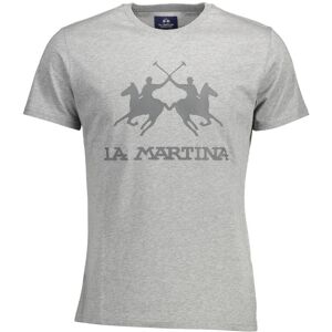 Pánske Tričko La Martina S Krátkym Rukávom Šedá 3xl Pánske Tričko La Martina S Krátkym Rukávom Šedá 3xl