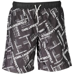 KARL LAGERFELD BEACHWEAR Kúpacie Kraťasy Karl Lagerfeld Čierna S KARL LAGERFELD BEACHWEAR Kúpacie Kraťasy Karl Lagerfeld Čierna S