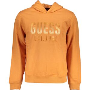GUESS JEANS Pánska Oranžová Mikina Guess Oranžová M GUESS JEANS Pánska Oranžová Mikina Guess Oranžová M
