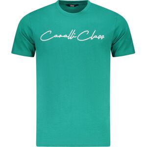 Zelené Tričko Cavalli Class S Krátkym Rukávom Zelená Xxl Zelené Tričko Cavalli Class S Krátkym Rukávom Zelená Xxl