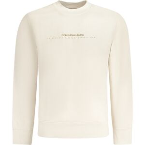 Calvin Klein Béžová Mikina Krémová Xxl Calvin Klein Béžová Mikina Krémová Xxl