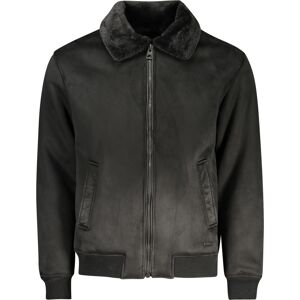 GUESS JEANS Čierna Pánska Bomber Bunda Xxl GUESS JEANS Čierna Pánska Bomber Bunda Xxl