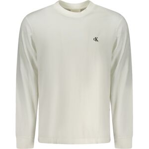 Calvin Klein Men'S Long-Sleeve T-Shirt White Krémová Xl Calvin Klein Men'S Long-Sleeve T-Shirt White Krémová Xl