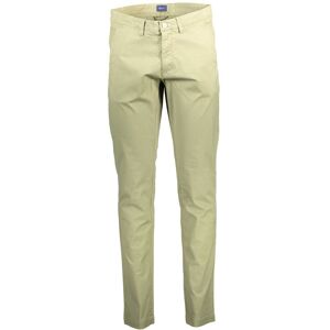 Pánske Zelené Nohavice Gant Kaki 33l34 Pánske Zelené Nohavice Gant Kaki 33l34