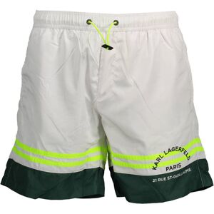 KARL LAGERFELD BEACHWEAR Kúpacie Kraťasy Karl Lagerfeld Biela S KARL LAGERFELD BEACHWEAR Kúpacie Kraťasy Karl Lagerfeld Biela S