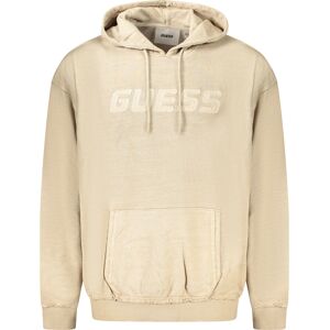 GUESS JEANS Pánska Béžová Mikina Guess Krémová S GUESS JEANS Pánska Béžová Mikina Guess Krémová S