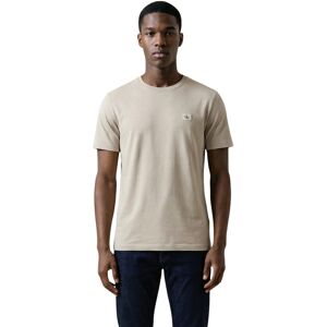 Calvin Klein Jeans Pánske Tričko Krémová Xl Calvin Klein Jeans Pánske Tričko Krémová Xl