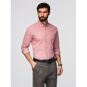 Ombre Pánska Košeľa Regular Fit S Vreckom Čierna L Ombre Pánska Košeľa Regular Fit S Vreckom Čierna L