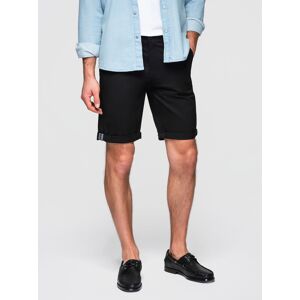 Ombre Pánske Klasické Chino Šortky Čierna L Ombre Pánske Klasické Chino Šortky Čierna L