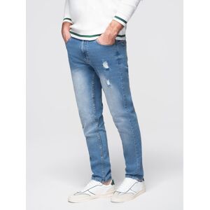 Pánske Rifle Ombre Carrot Fit Biela Xl Pánske Rifle Ombre Carrot Fit Biela Xl