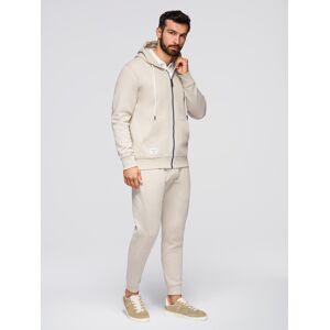 Ombre Pánska Súprava Mikina + Jogger Nohavice Biela Xxl Ombre Pánska Súprava Mikina + Jogger Nohavice Biela Xxl