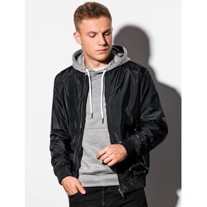 Pánska Bunda Ombre Bomber Čierna S Pánska Bunda Ombre Bomber Čierna S