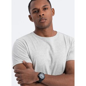 Ombre Classic Basic Men'S Cotton T-Shirt - Grey Šedá 3xl Ombre Classic Basic Men'S Cotton T-Shirt - Grey Šedá 3xl